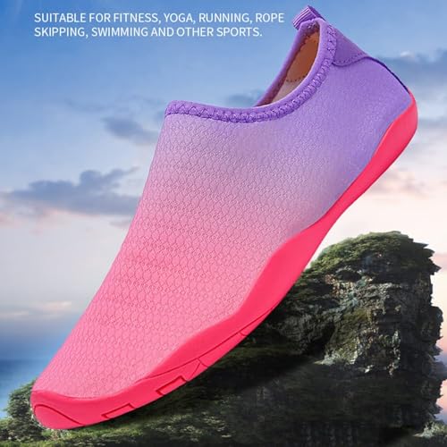 Zapatos acuáticos unisex para playa y senderismo transpirables 7