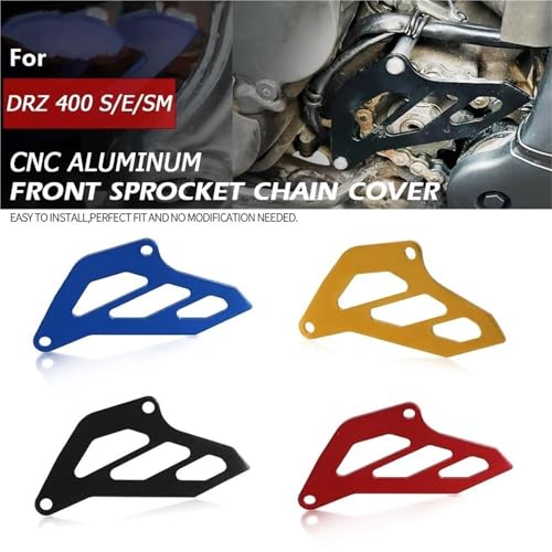 Protector de talón Suzuki DRZ400S antimpactos de aluminio azul 2