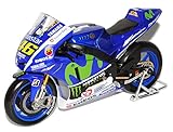 yamaha yzr m1 engine Fahrzeug ist ca 22 cm lang Maisto Yamaha Factory Racing YZR-M1 Moto GP 2015 Valentino Rossi Nr 46 1/10 Modell Motorrad mit individiuellem Wunschkennzeichen