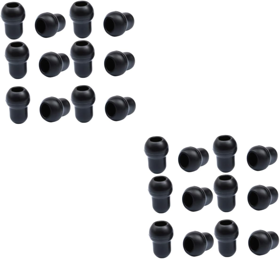 Baluue 24pcs Silicone Earbuds Replacement Tips Earplugs Comfortable Fit for Models Premium Safe Material Adaptable Design for Daily Use