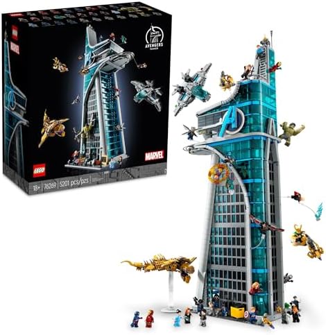 Lego Marvel Avengers Tower Building Kit, Recréation détai…