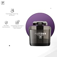 Vista 7 de SKULL SHAVER Soporte de enjuague Platinum - La solución de limpieza definitiva para afeitadoras Pitbull y Butterfly