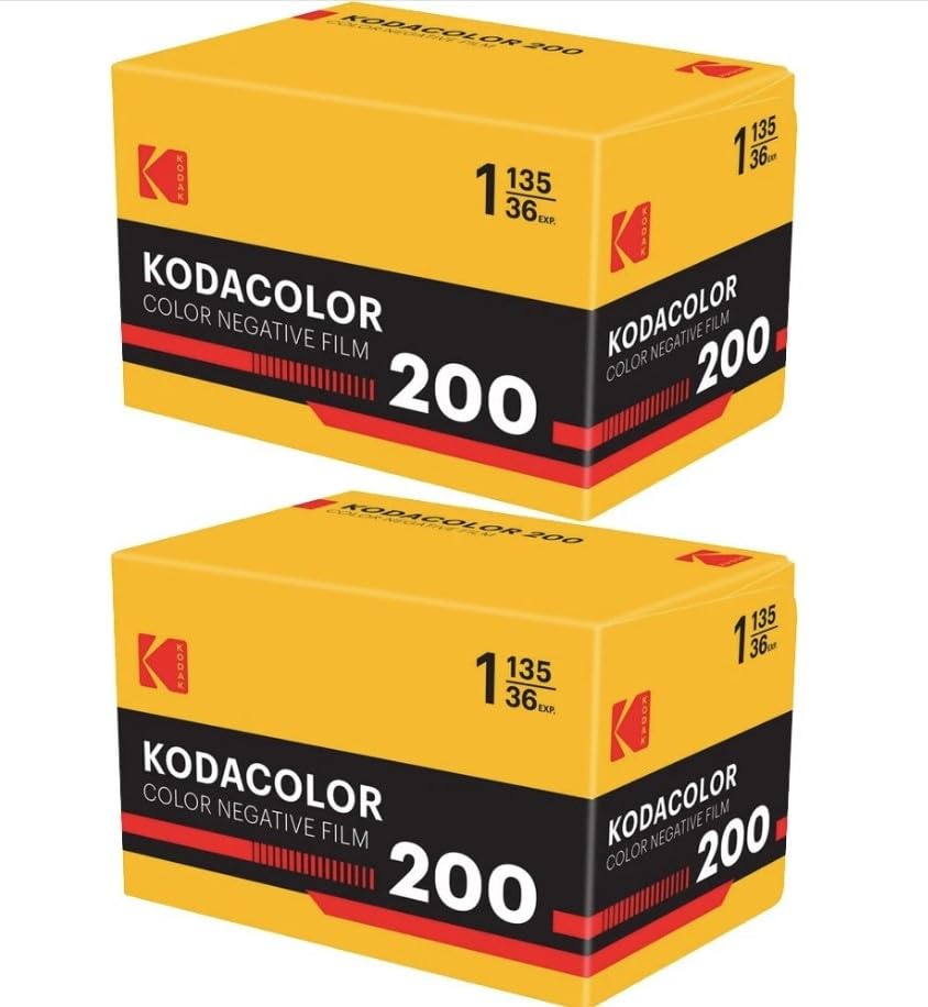 2 rollos de película Kodak Kodacolor 200 color negativa 135-36 miniatura 1
