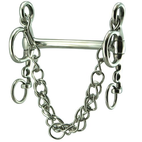 Coronet Mullen Mouth Pelham Bit, 5 1/2-Inch #TOP27