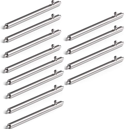 FitTurn 12-Pack 19mm Quick Release Spring Bar Pins Compatible with Umidigi Uwatch 3 Bands, Replacement Bars Spring Strap Link Pins Compatible with Umidigi UFit/Uwatch GT/Orit Specail Edition Bands