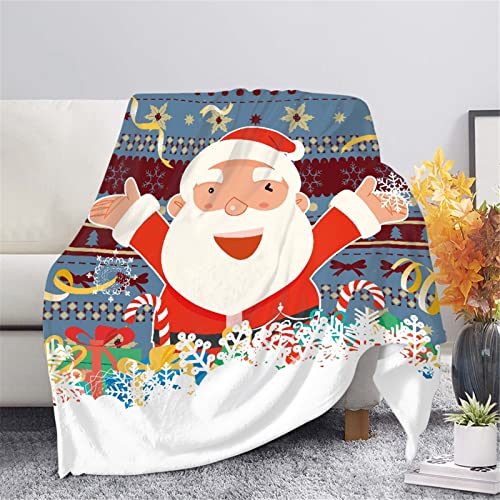 Couverture polaire Père Noël idée cadeau idéale grand format