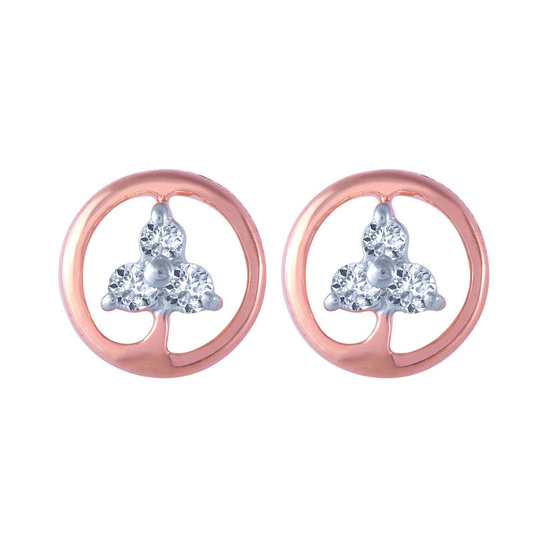 Gold and Diamond Stud Earrings for Women-image-28