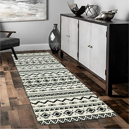 Lahome Boho Hallway Runner Rug - 2X6 Kitchen Runner Rugs Non Skid Washable Laundry Room Rug Non-Slip Geometric Soft Carpet Runner Tribal Distressed Runner Rug For Bathroom Entrance Bedroom Living Room #TOP2