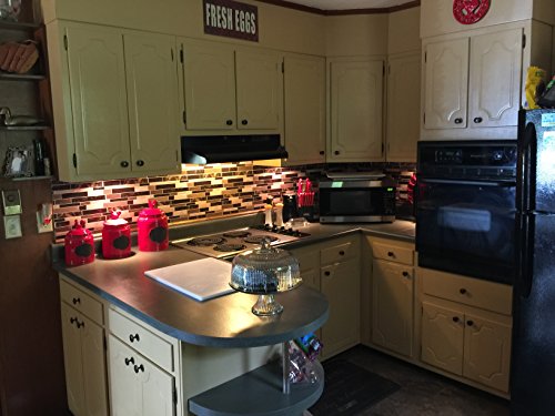Art3D A17024 6-Pack Peel And Stick Vinyl Sticker Kitchen Backsplash Tiles thumb #1