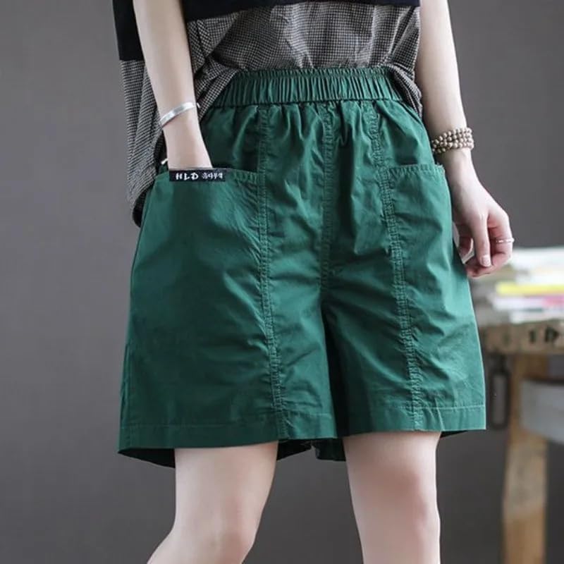 Short Pants Women Elastic Waist Shorts for Women
