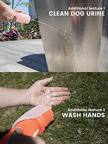 Howgo Large Dog Water Bottle, Super Light-Weight, Portable, Food Grade Silicone&Plastic Dog Water Bottle For Walking, Hiking, Running, Travel Dog Water Bottle,Mini,Easy To Use,Water For Dogs #TOP6