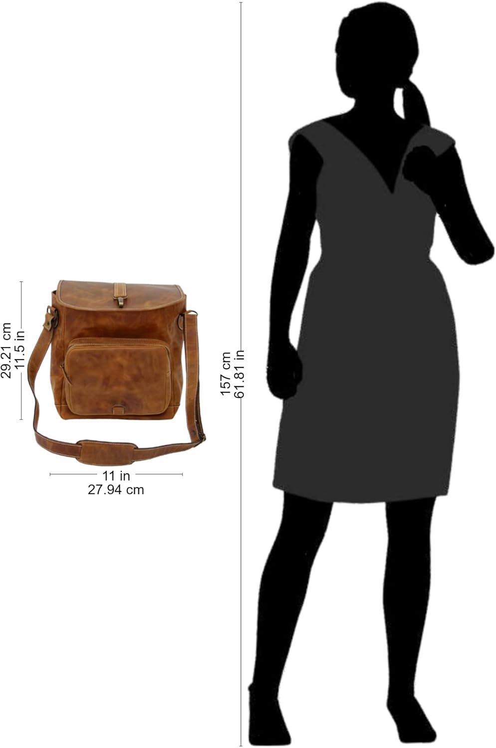 NOVICA Artisan Handmade Leather Shoulder Bag Mexican Brown Cognac Solid Mexico 'Crazy Summer'