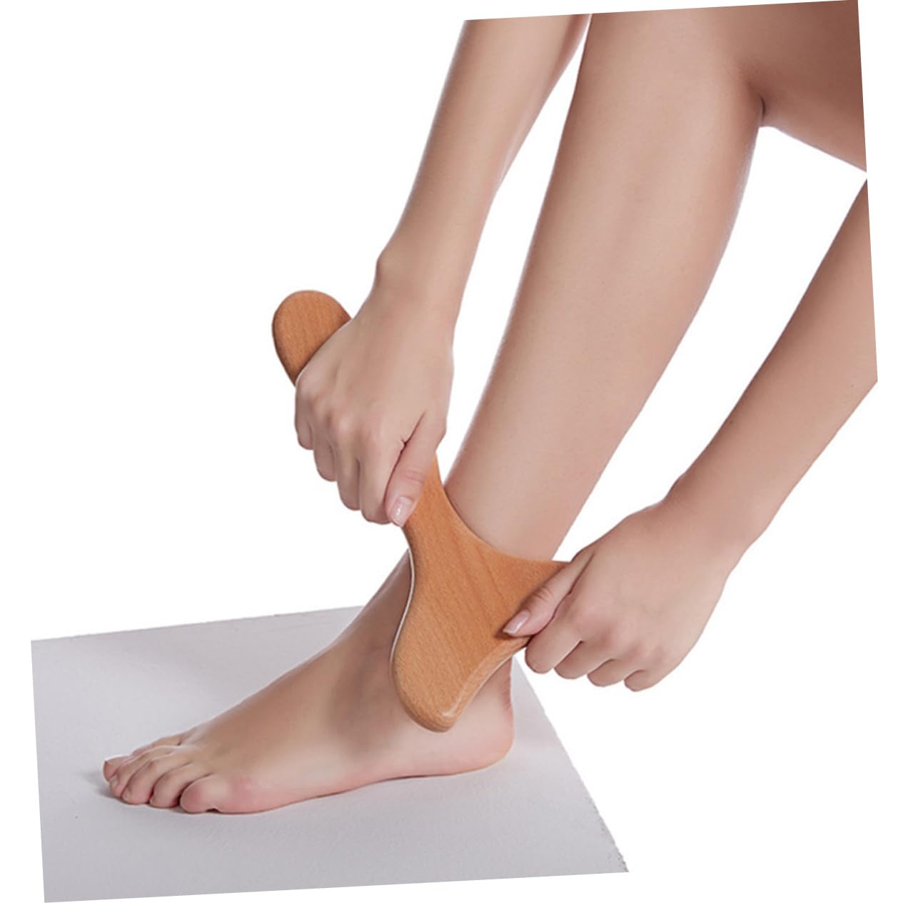 4pezzi Massaggiatore Legno Per Corpo Per Massaggio Completo Include e Piastra Per Rilassare Schiena e Arti Strumenti Leggeri e Portatili Per Casa e Viaggi