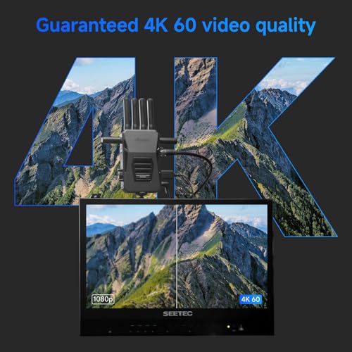 Image of Accsoon CineView Master 4K Wireless SDI HDMI Transmitter&Receiver, 4K60 /1080p60, Tri-Band 8202ft Transmission 25ms LAT, 1 iOS+ 4 App Monitoring, Pair M7 Pro /M7H Pro Camera Monitor /SE 4K