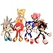 RTYEW Super Sonic - Cuscino di peluche a forma di ragdoll, motivo: Tarsnak Hedgehog Doll, regalo di compleanno per ragazzo, set da 6 pezzi, 30 cm