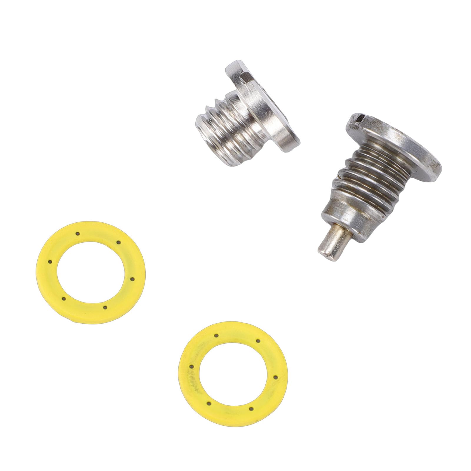 Tnfeeon Juego de Tapones de Repuesto de Tornillos de Metal para Fuerabordas Mariner 22-8M0058389 10-79953Q04 Fácil Instalación y Mantenimiento Drenaje de Caja de Engranajes Marinos Tapón de Drenaje