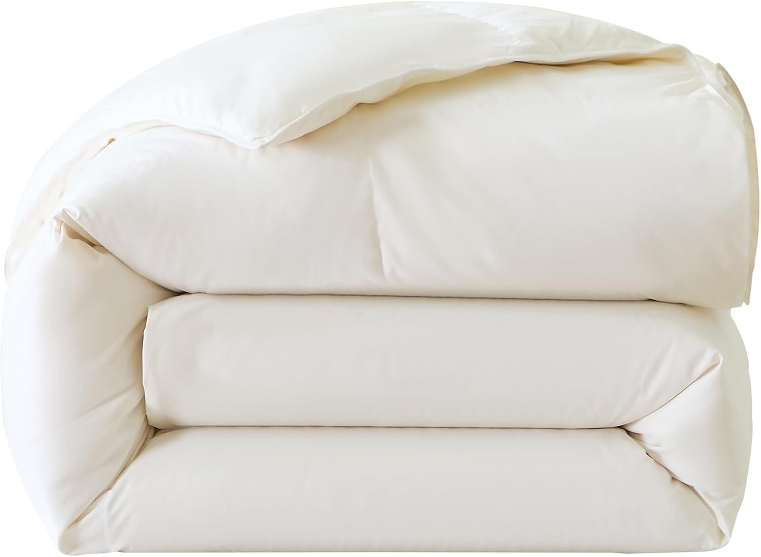 Luxury White Duck Feather Down Comforter,All Season Queen Size Bed Comforter - Bedding Comforter Duvet Insert - Quilted Comforters Duvet Insert with 8 Tabs - Winter Warm (White, Queen)