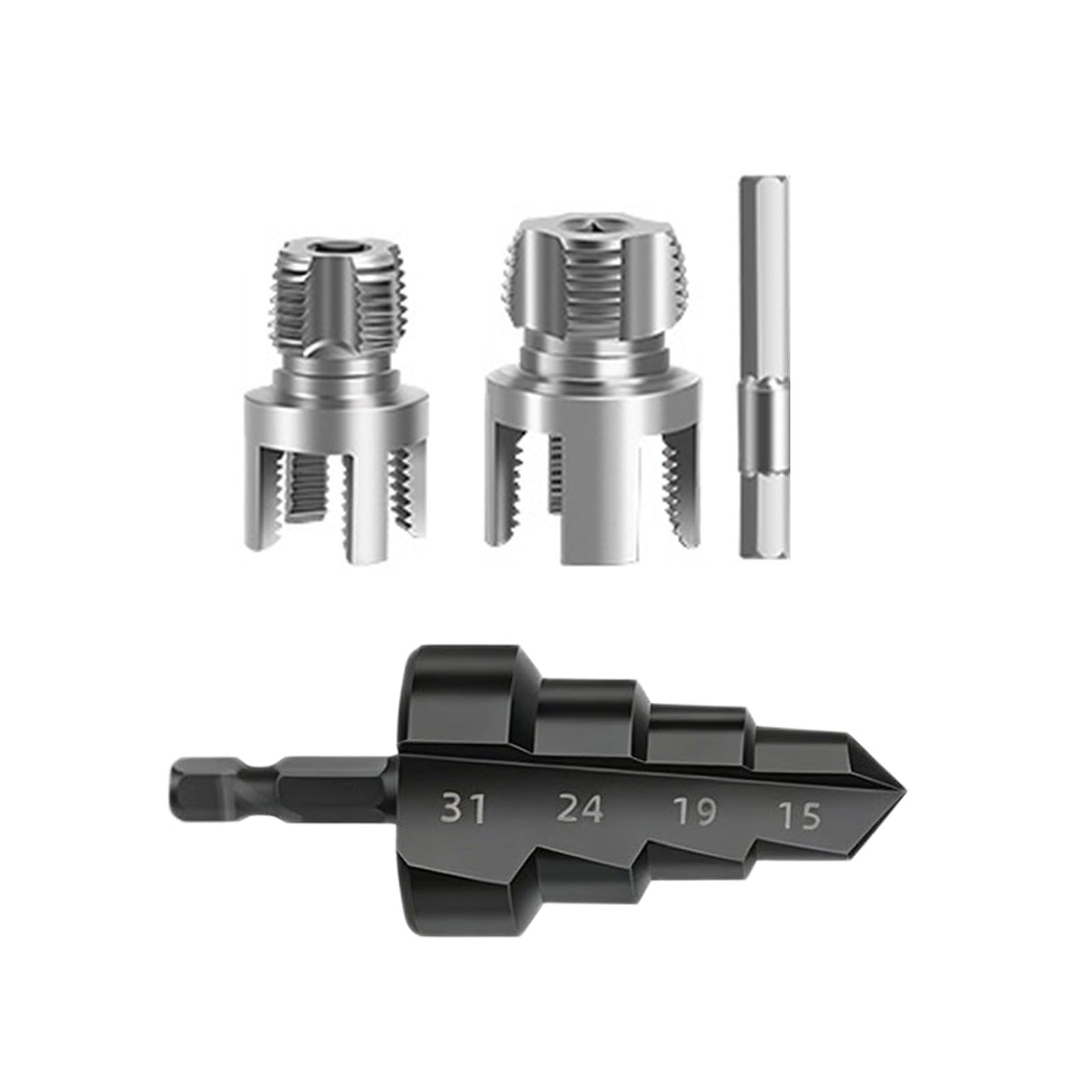 Alloy Metal Pipe Threading Tap & Die Set High Accuracy Pipe Threading Tool Set Suitable for Plumbing Tools Tool