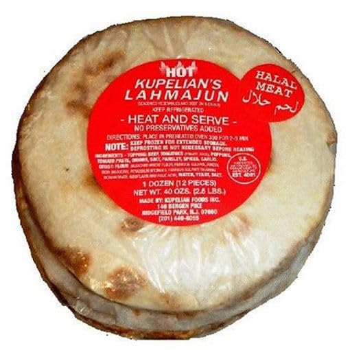 KUPELIAN Frozen Halal Hot Lahmacun 1.1kg (10pc)