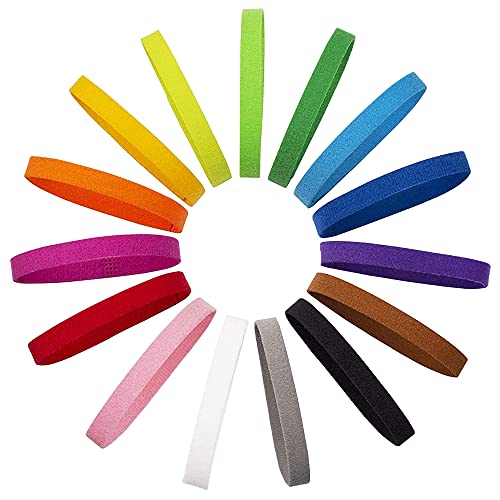 GAMUDA Newborn Puppy Collars - Litter Collars 15 PCS â€“ Super Soft Nylon Whelping Puppy Collars - Adjustable Litter Collars for Pups â€“ Assorted Colors & Identification Collars