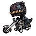 Jouet de moto dinosaure - Simulation exquise - Jouet de voiture - Avec conducteur de dinosaure - Pour fête de Noël, fête d'anniversaire, jeux pour enfants.