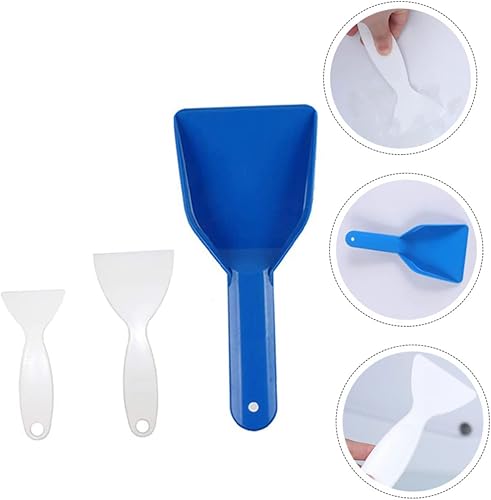 Miniatura 4 de Toddmomy 3 unids refrigerador deshielo pala nevera raspador versátil pala de hielo refrigerador pala hielo harina cuchara plástico herramientas para