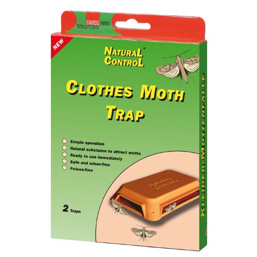 SWISSINNO 1601262 Natural Control Clothes Moth Traps - Orange