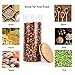 Glass Food Storage Jars 3 Pack, Glass Food Containers with Airtight Bamboo Lids Kitchen Glass Canisters For Coffee, Flour, Sugar, Candy, Cookie, Spice and More,32.5 OZ (950 ML)