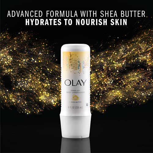 Olay In-Shower Rinse-Off Body Conditioner For Dry Skin With B3 And Shea Butter For Lasting Hydration, 8 Fl Oz (Pack Of 6) #TOP2
