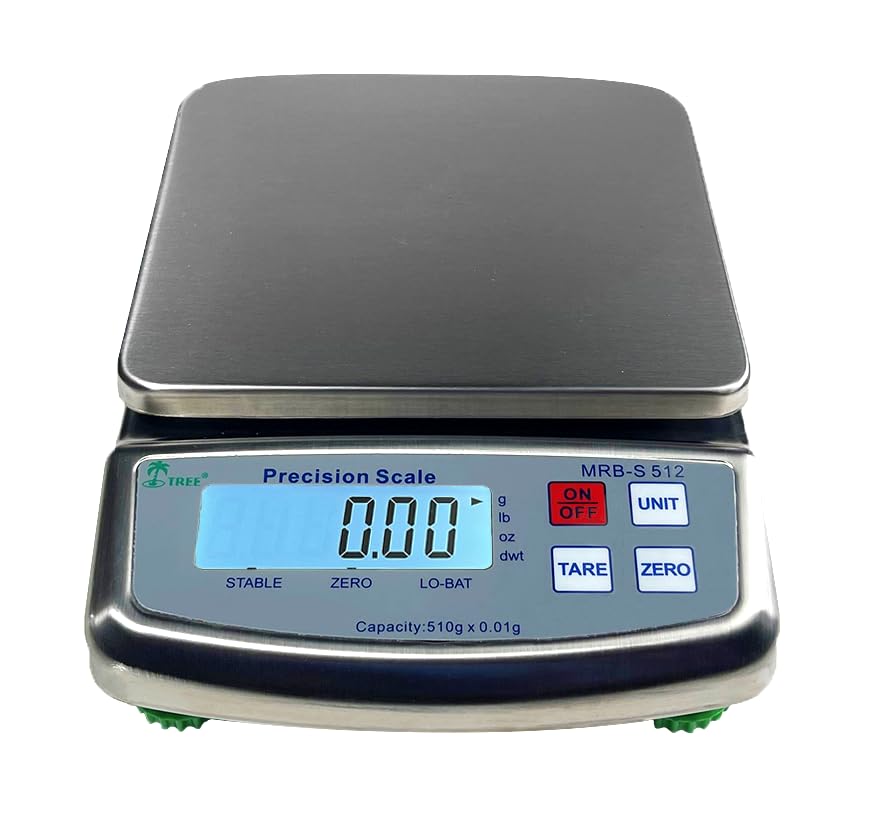 Báscula digital MRB-S 2201 acero inoxidable 2200g x 0.1g miniatura 2