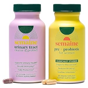 Vaginal Health Bundle – Protection for Gut, Vaginal, and Bladder Health. Prevent & Soothe UTIs, Yeast Infections, and Digestion. Sensitive Tummy Approved | 1 Month Supply