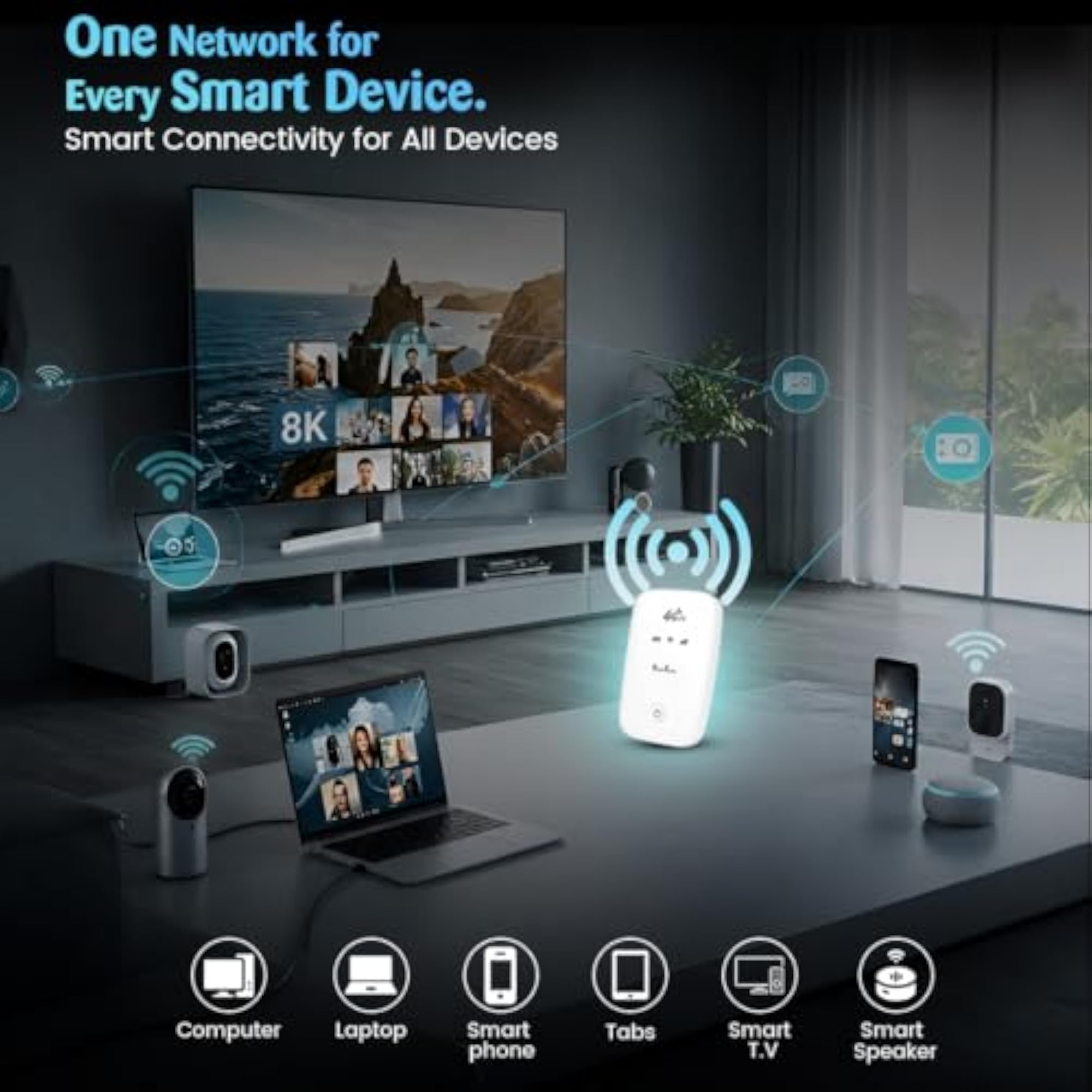 4G LTE Portable WiFi Dongle, High-Speed Wireless Hotspot