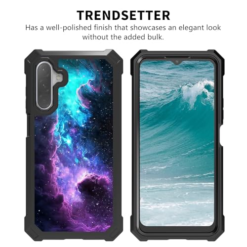 Coque Samsung A36 5G 6,7 pouces double couche design nébuleuse - 4