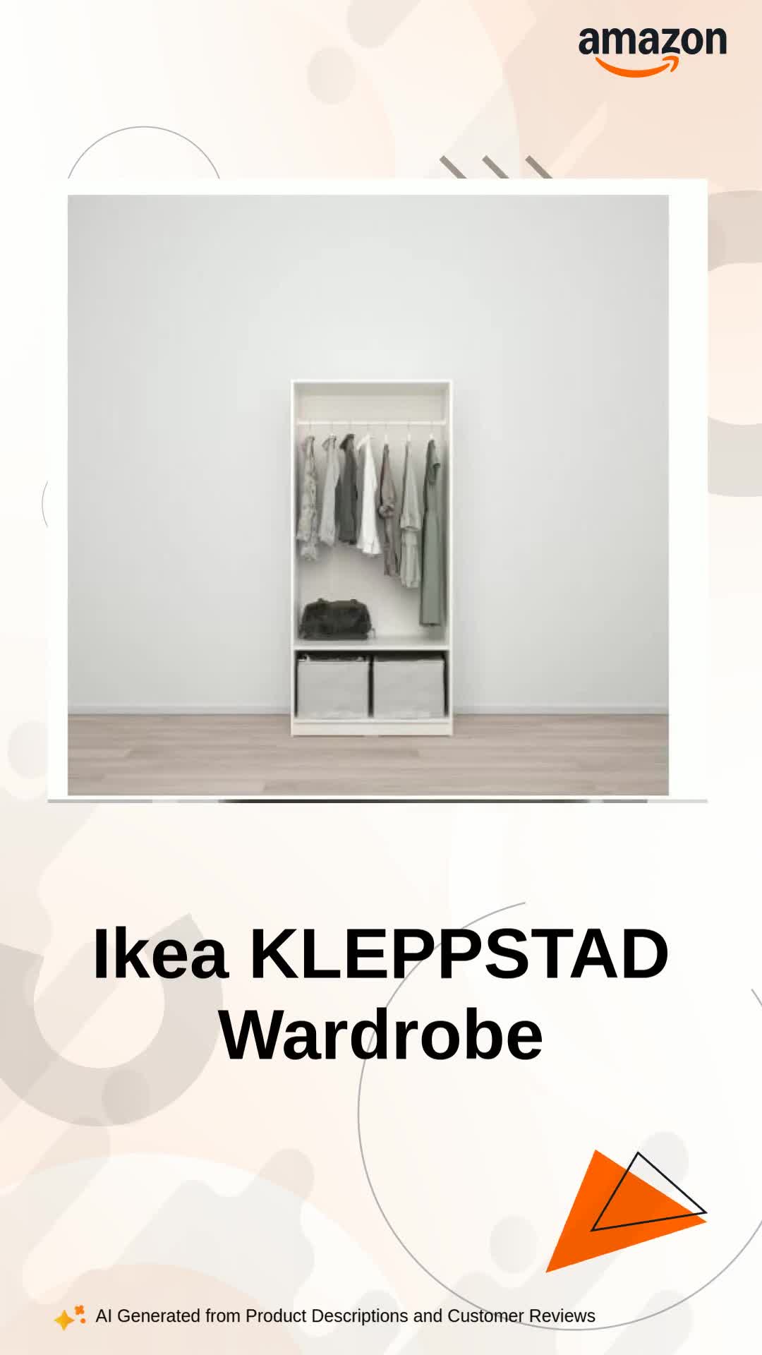 Ikea KLEPPSTAD with 2 Doors, White 79x176 cm (31 1/4x69 1/4