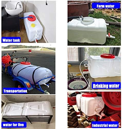 Large Plastic Water Storage Tanks - Emergency 50L/80L/110L/200L Camping & Hiking Water Containers, Durable Multifunctional Water Tanks for Outdoor Survival