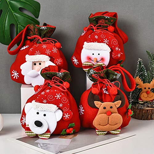 4 Pcs Bolsos Portáteis Sacos De Sacos De Grande Capacidade Sacos De Embrulho Práticos Saquinhos De D