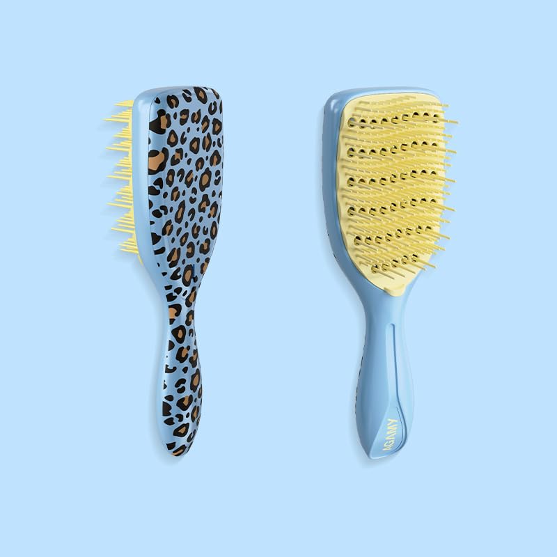 AGAMY Brosse à Cheveux Ultra Démêlante Petit Modèle – Technologie Brevet Déposé – Picots...