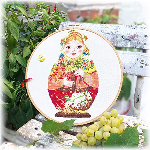 Nurge Premium Quality 16 Mm Wood Embroidery Hoop, Cross Stitch Hoop With Gold Plated Adjustable Brass Screw (28 Cm, 11.02 Inch) #TOP7