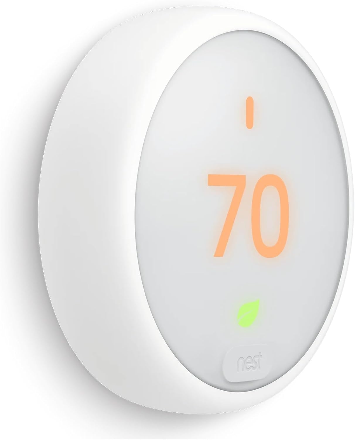Google Nest Thermostat E - Programmable Smart Thermostat for Home - 3rd Generation Nest Thermostat, White