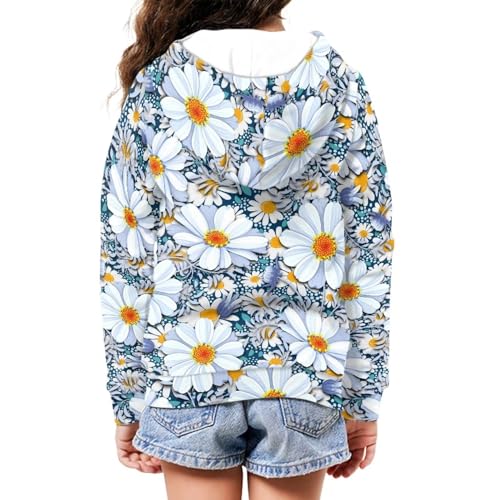 Sweat mignon et doux à capuche fille veste ample zippée - 2
