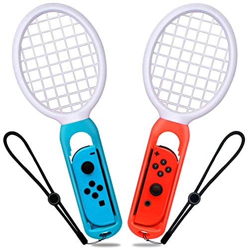 Preisvergleich Produktbild Tennisschläger für Nintendo Switch, NOTENS Zubehör für Nintendo Switch Spiel Joy-Con Controller für Mario Tennis Aces und Motion Sensing Spiele