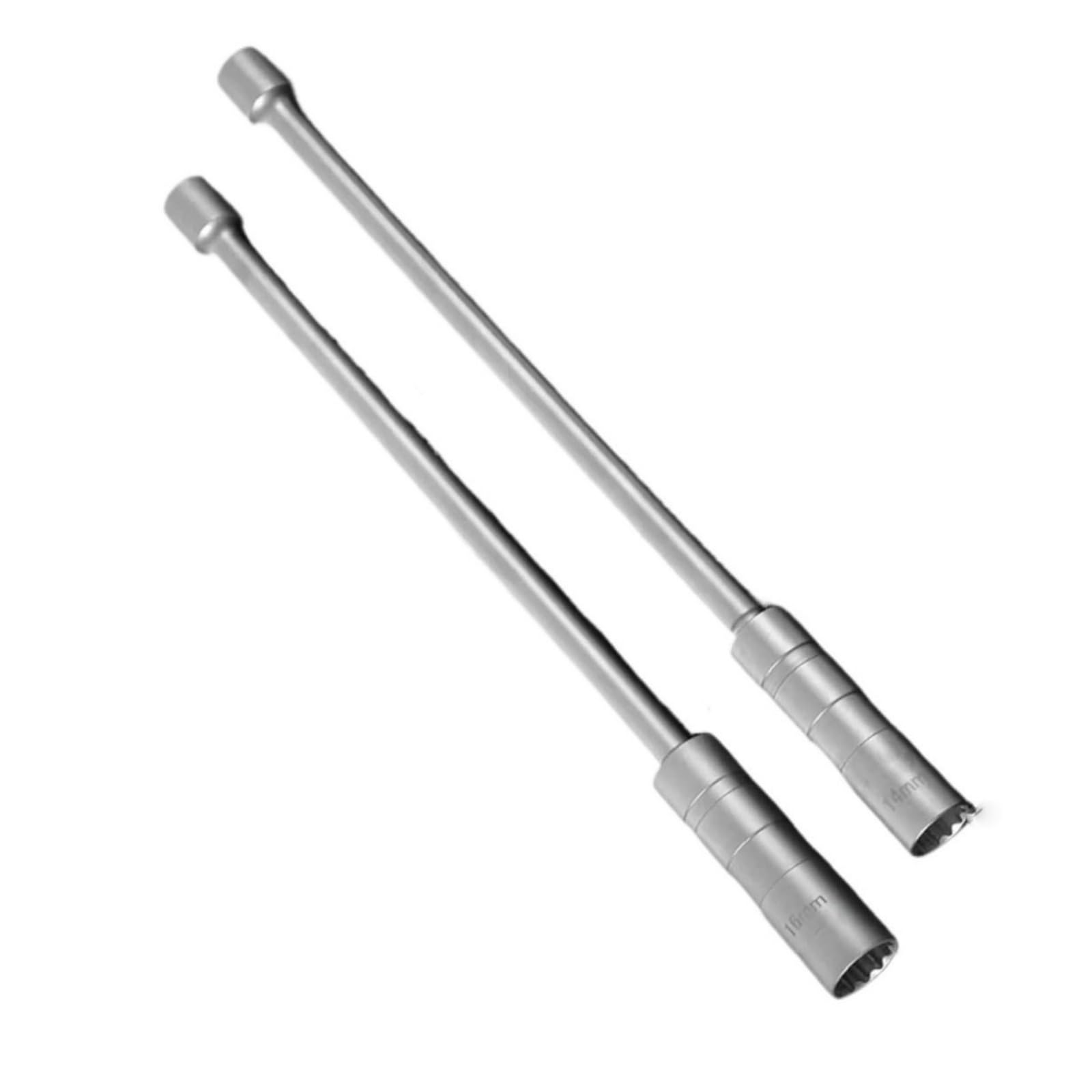 Magnetisch Zündkerzen Schlüssel 14mm 16mm Magnet Für Zündkerze Entfernung Werkzeug Schraubenschlüssel Hülse Schwenk Kerze Schlüssel Lange Verlängerung Sockel Tools Kit
