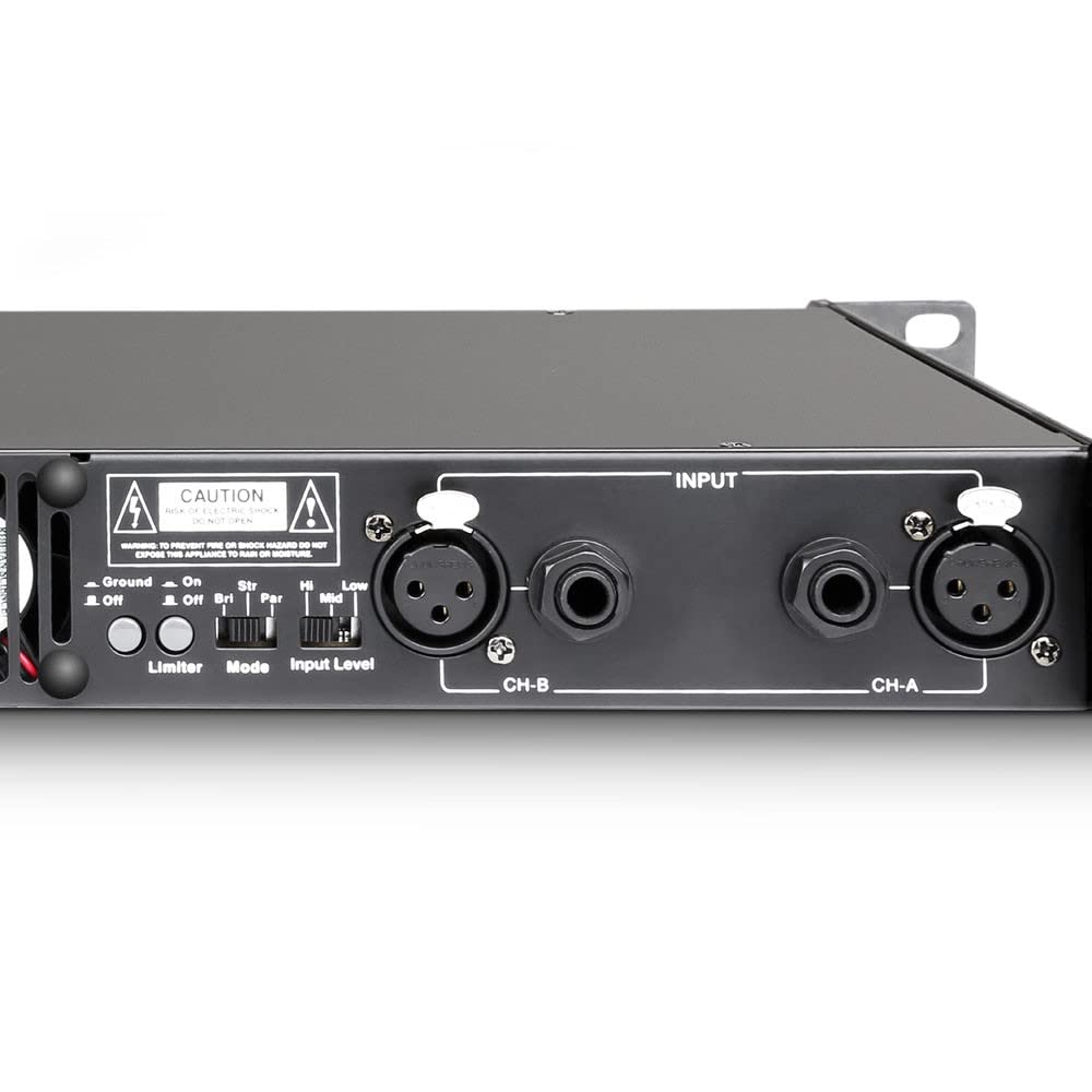 Palmer Macht 402 - Stereo-Endstufe für Gitarre, schwarz, 19"