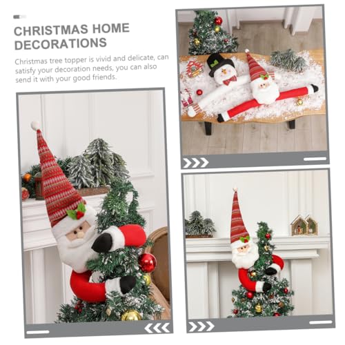 Estrella punta del árbol de Navidad para decorar el hogar en estas fiestas 6