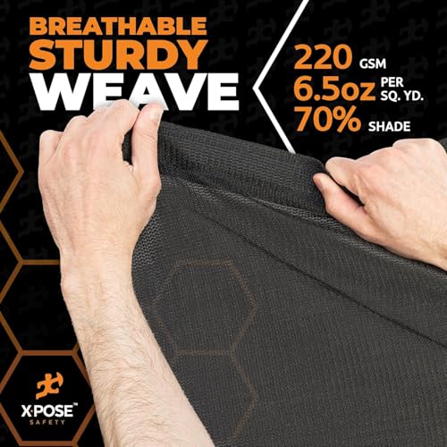 image for Xpose Safety Heavy Duty Mesh Tarp 10' x 20' (2-Pack) – Multipurpose 