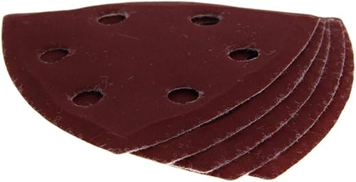 Miniatura 26 de Utoolmart Papel de lija para detalles, papel de lija triangular, almohadillas de lijado de gancho y bucle, multiherramienta oscilante triangular, 15
