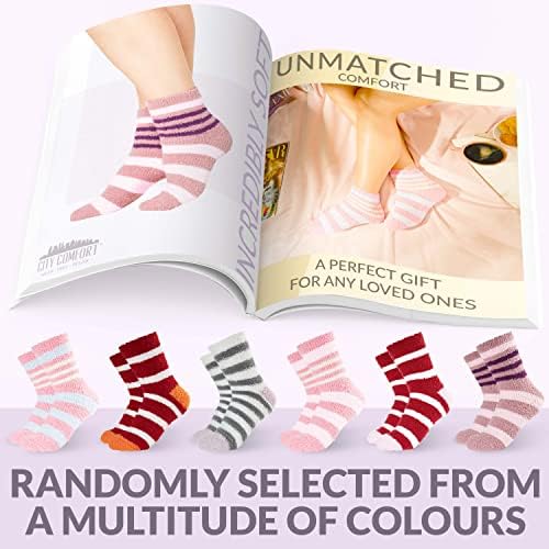 Fluffy Socks Womens, Multipack Bed Socks, Gifts for Her