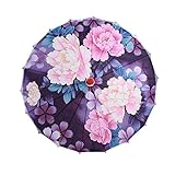 Klein und leicht zu tragen. Frauen Regenschirm Japanische Kirschblüten Seide Alter Tanzschirm Dekorativer Regenschirm Chinesischer Stil Ölpapier Regenschirm D-C1