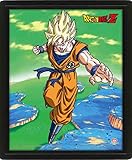  Pyramid Poster 3D Super Saiyan Transformación - Dragon Ball Z