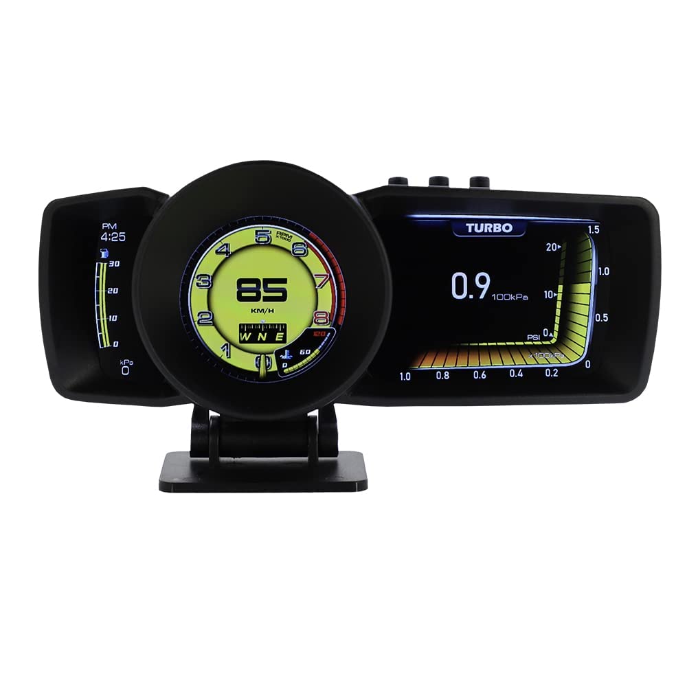 Buy VJOYCAR Hawk 3.0 Car Dashboard Computer OBD2 Gauge HUD + Universal GPS Speedometer Digital